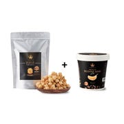 D.MasKing Combo 2 - Premium Musang King Gelato 400ml (Halal) & Durian Truffle Popcorn