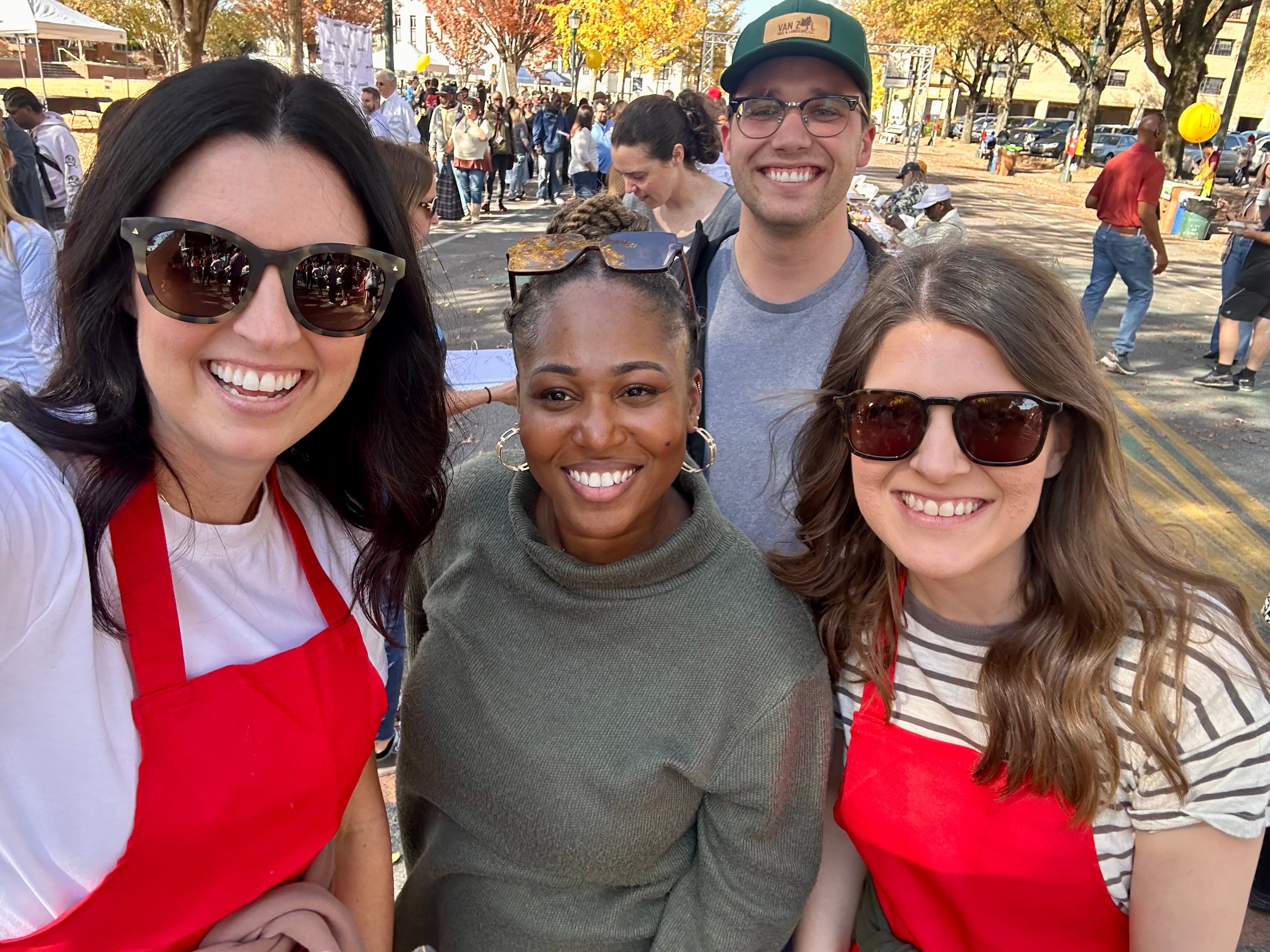 CBL team members volunteer at Gratefull, a community-wide Thanksgiving meal served in the middle of downtown Chattanooga.