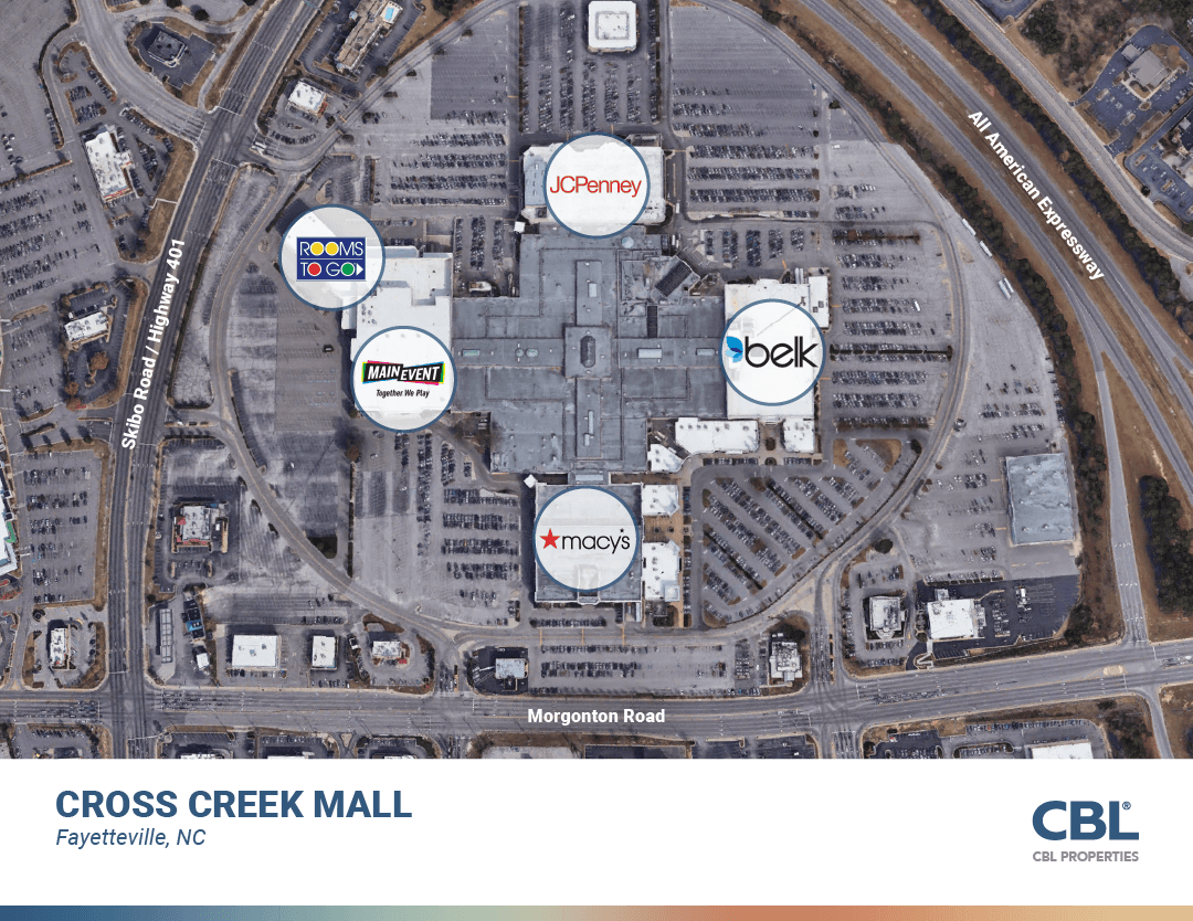 Mall Directory  Cross Creek Mall