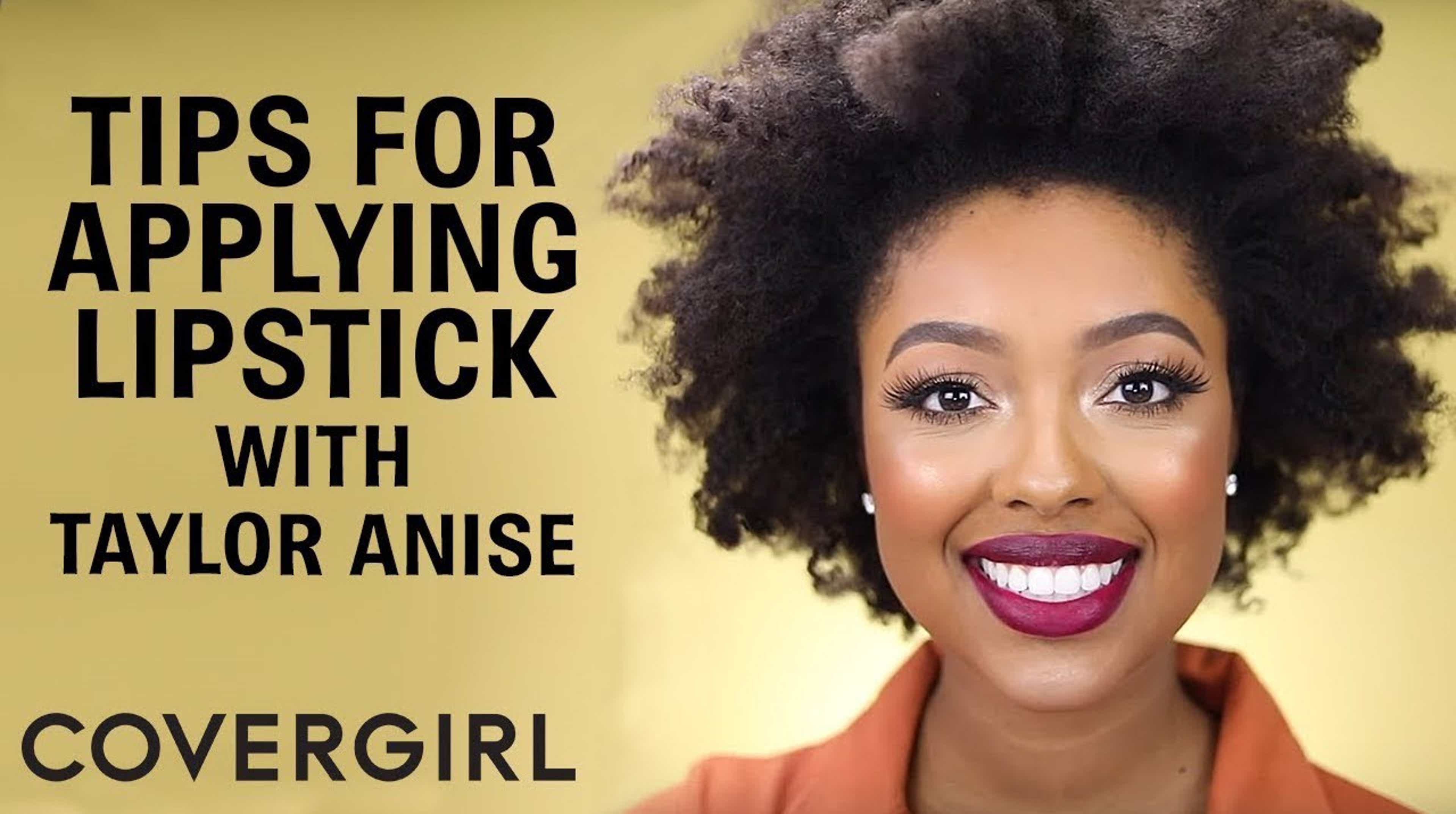 Tips for Applying Lipstick with Taylor Anise