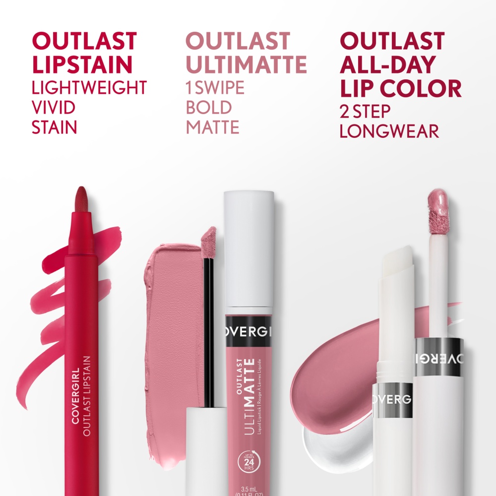 Outlast All-Day Lip Color with Topcoat | COVERGIRL®