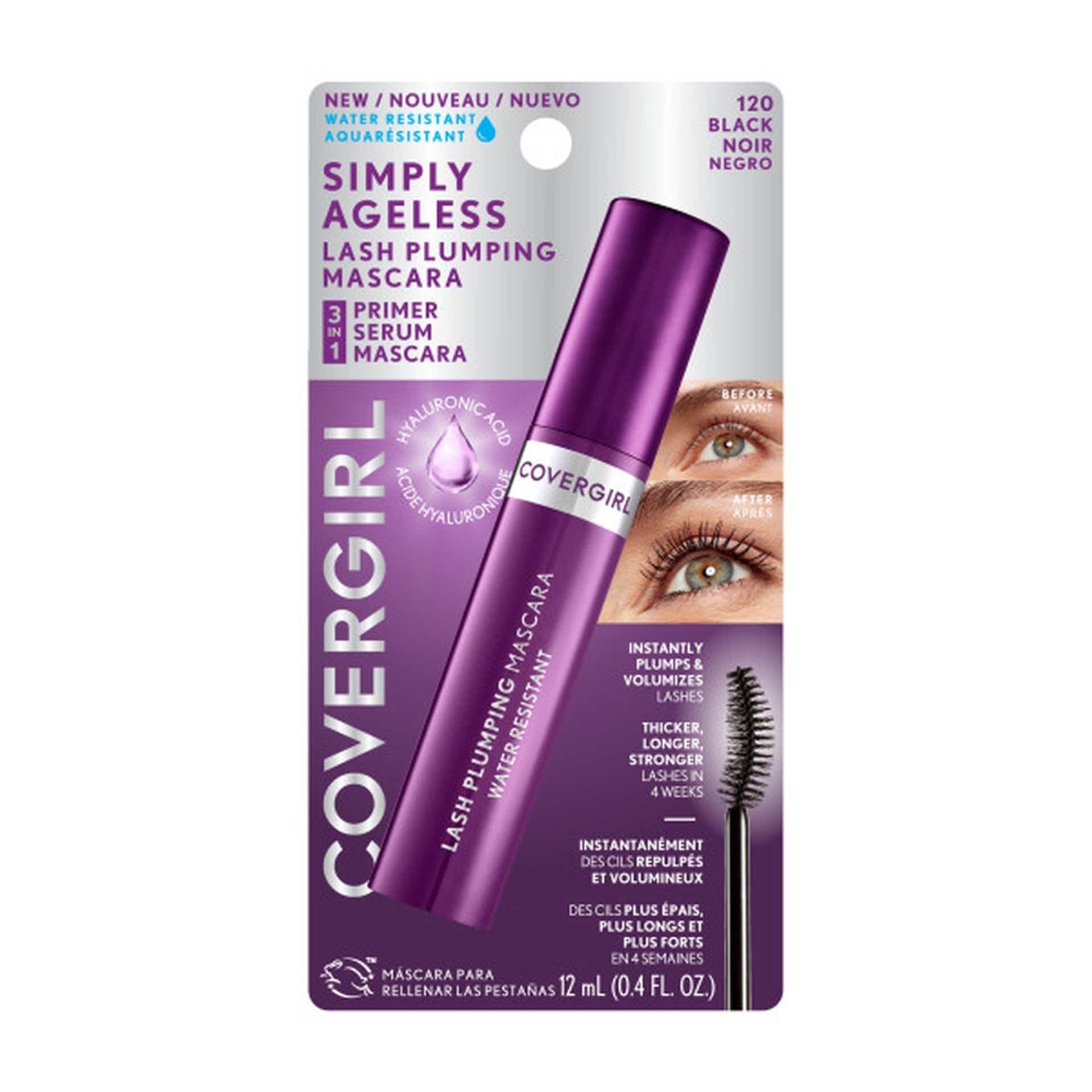 Simply Ageless Lash Plumping Mascara Front Package