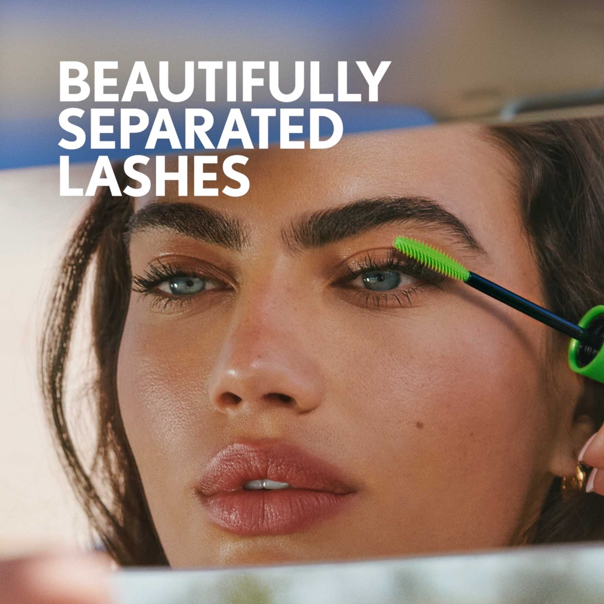 CoverGirl Clump Crusher Water Resistant Mascara with green wand and brush