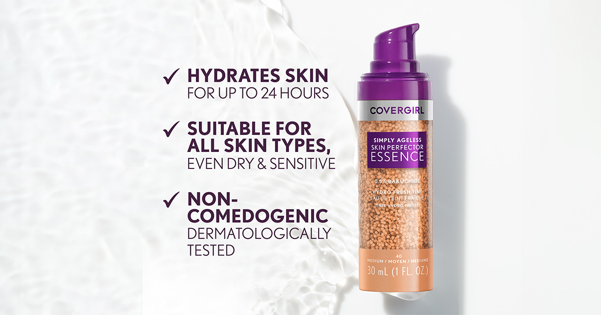 Simply Ageless Skin Perfector Essence | COVERGIRL®