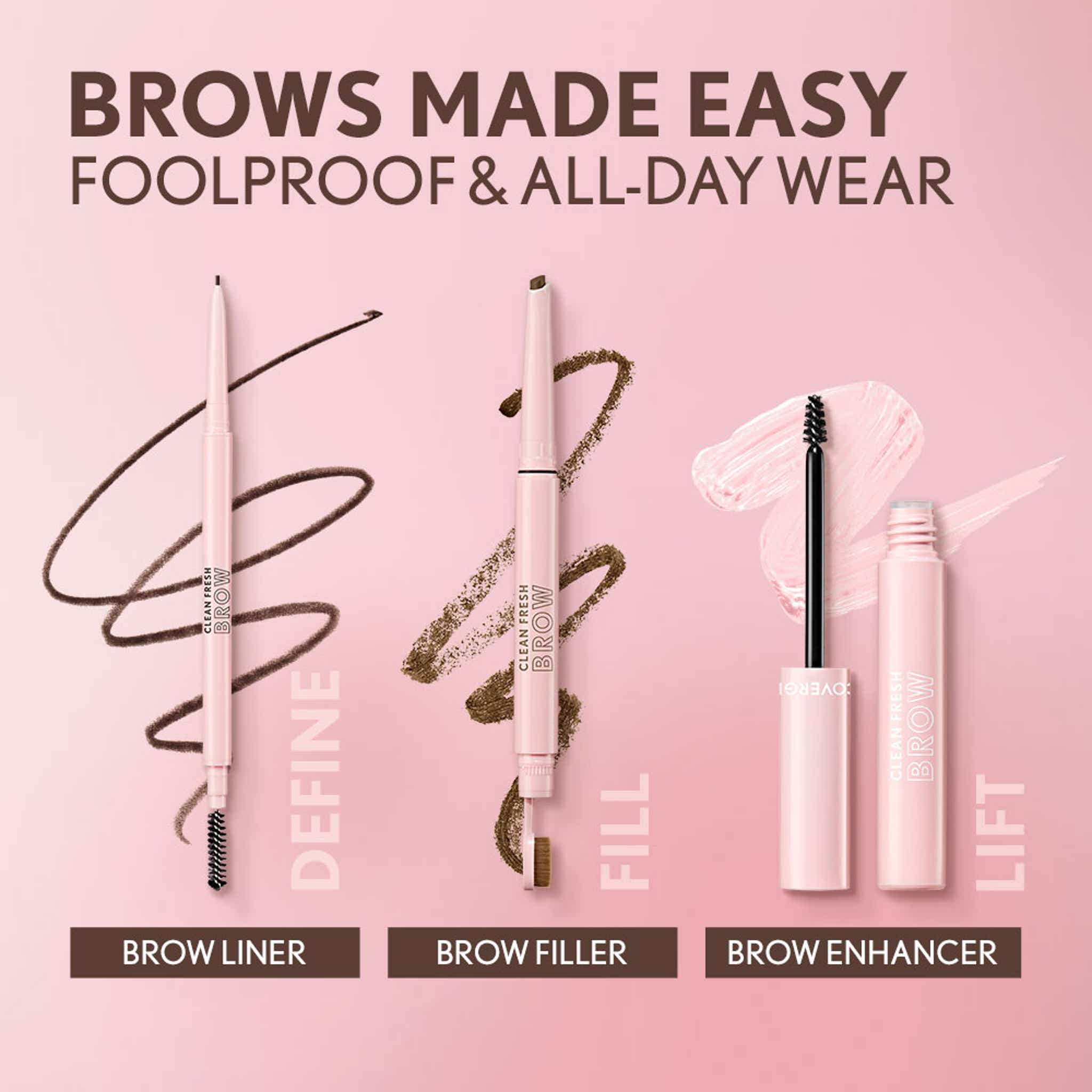 Clean Fresh Brow Enhancer Gel Wax Campaign
