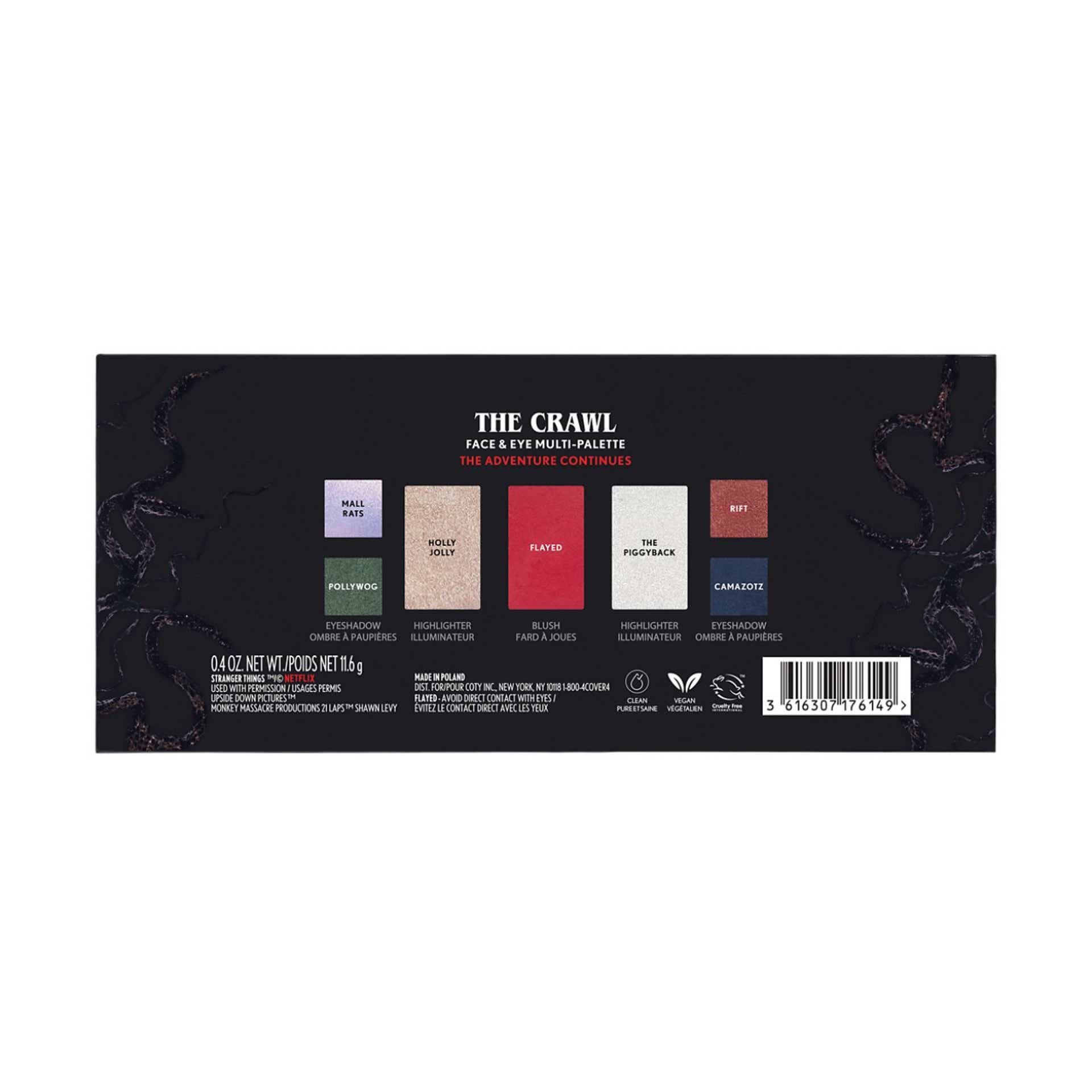 The Crawl Face & Eye Multi-Palette Back Pack