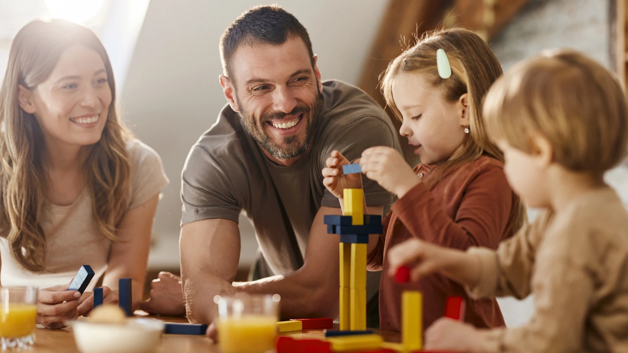 Family enjoying solar warranty