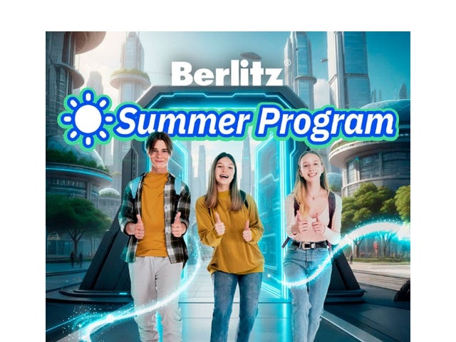 Niños en curso de verano para practicar ingles