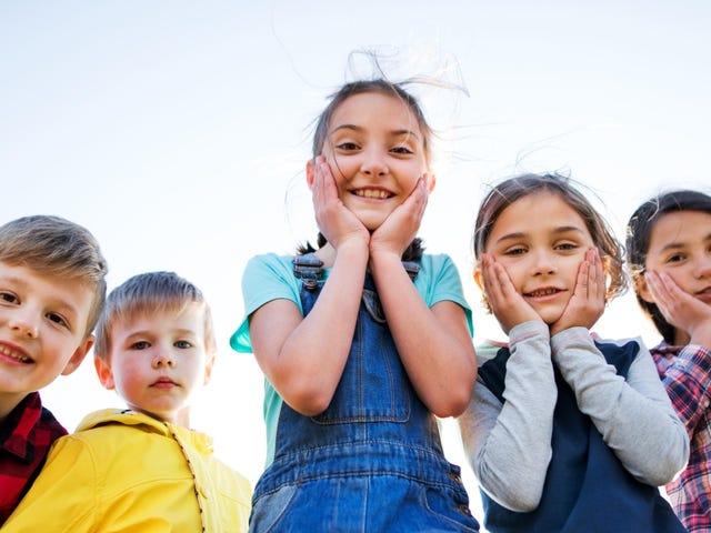 Niños en clases de verano