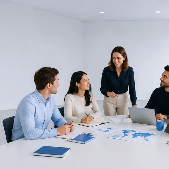 Hombre con características del liderazgo en empresas