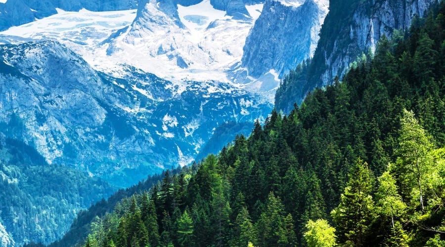 El clima en unas montañas en inglés