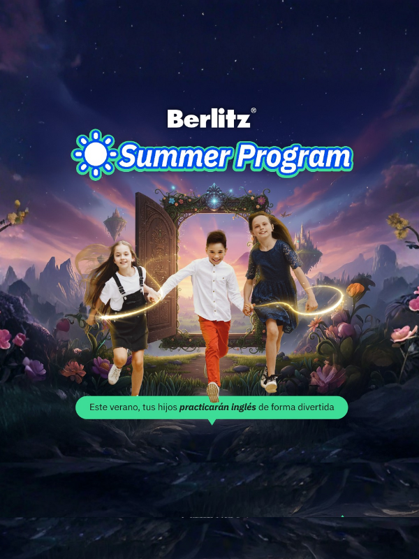 Curso de verano para practicar inglés para niños y jovenes