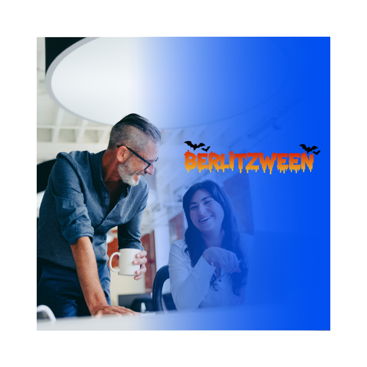 Clase particula de inlés con Berlitz y promociones de halloween