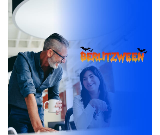 Clase particula de inlés con Berlitz y promociones de halloween