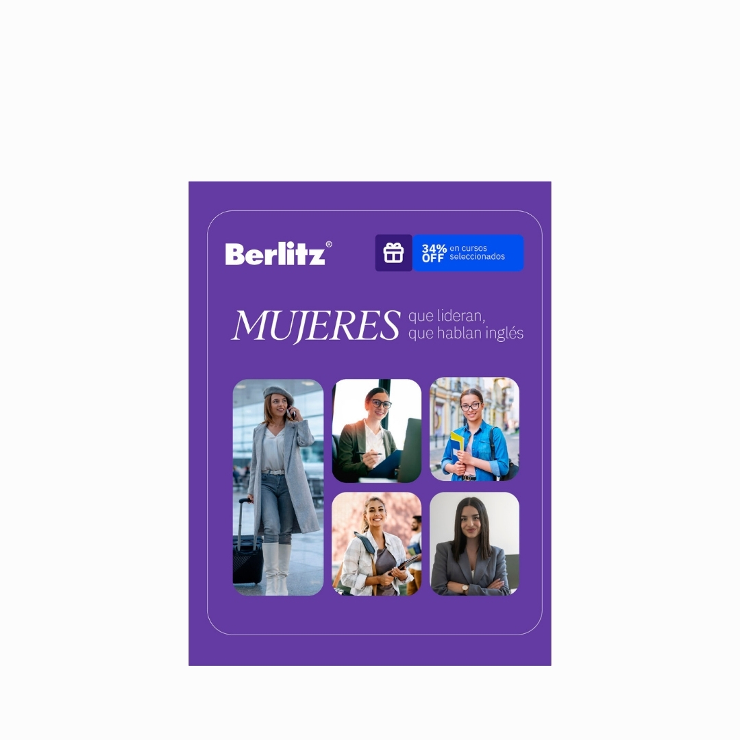 Mujeres aprendiendo inglés u otro idioma con Berlitz