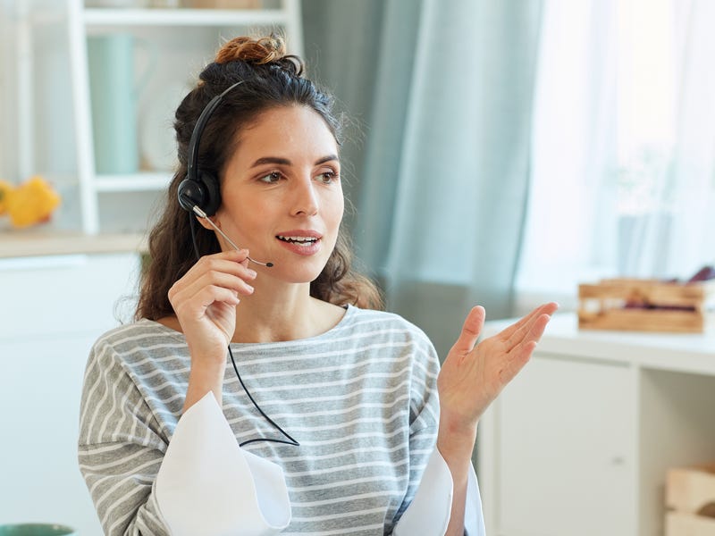 Mujer en cursos de capacitación