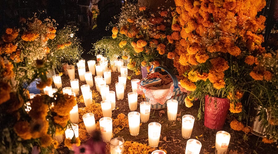 Celebración día de los muertos