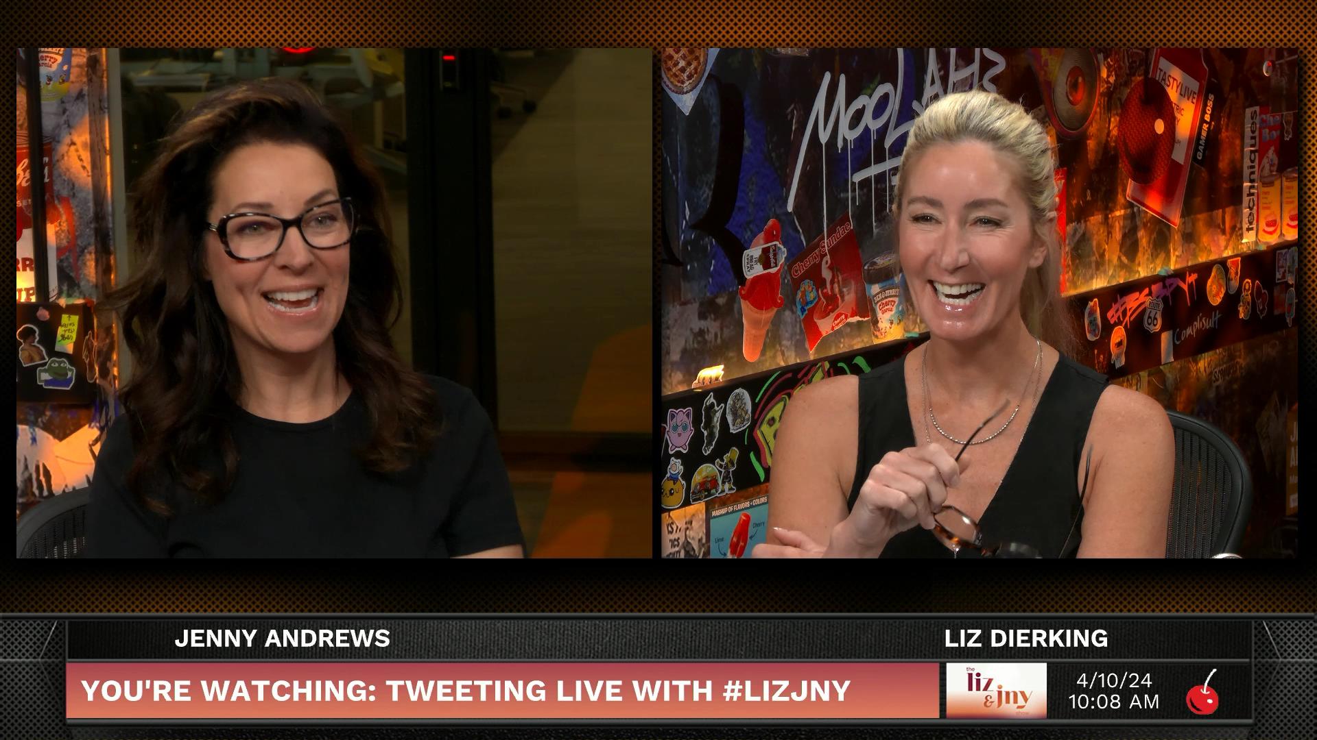 Tweeting Live with LIZ & JNY - April 10, 2024 - Tweeting Live With Liz and Jenny Episode cover