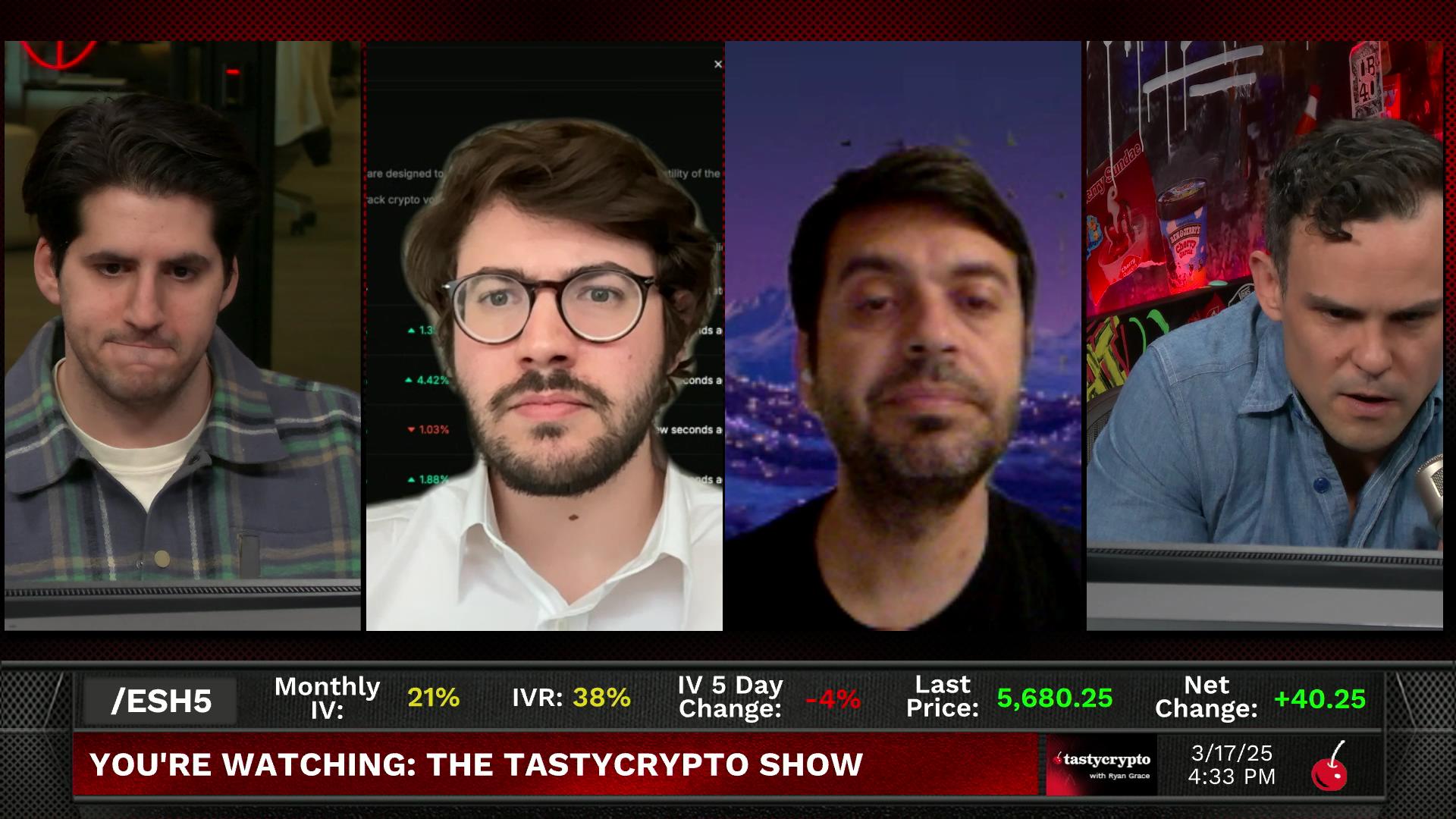 The tastycrypto Show - March 17, 2025 - Special Guests: Cole and KG from Volmex Episode cover