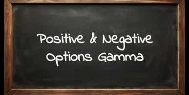 positive and negative options gamma