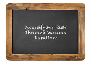 Diversifying risk through various durations