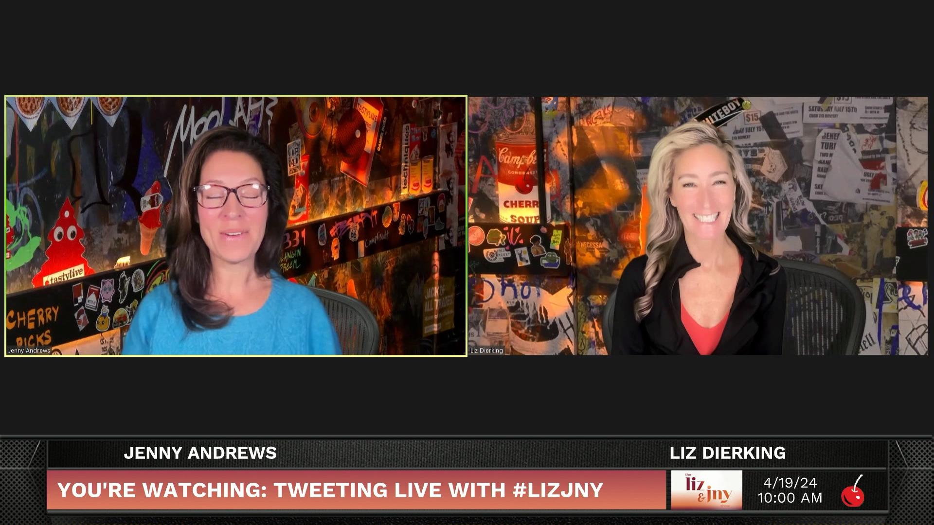 Tweeting Live with LIZ & JNY - April 19, 2024 - Tweeting Live With Liz and Jenny Episode cover