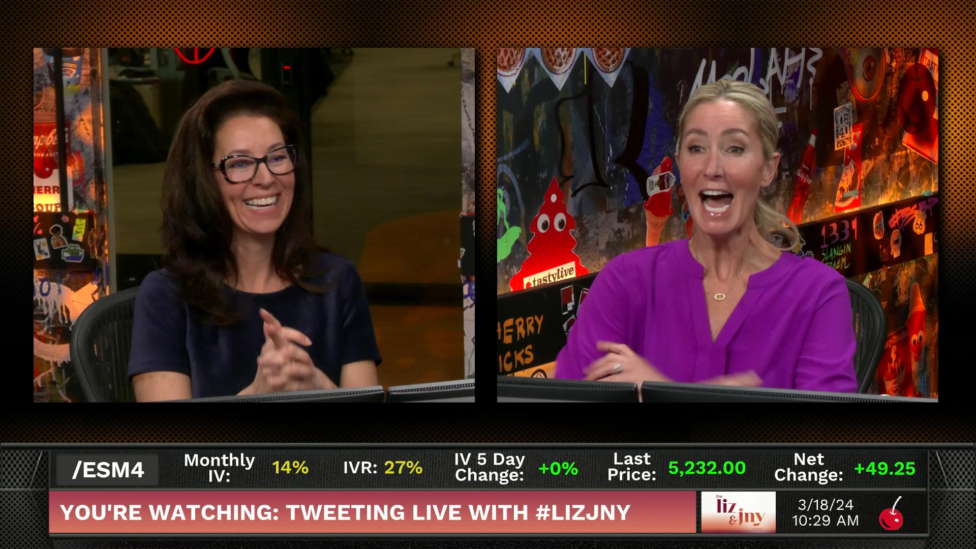 Tweeting Live with LIZ & JNY - March 18, 2024 - Tweeting Live With Liz and Jenny Episode cover