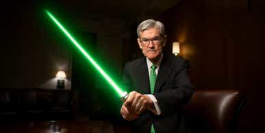 Jerome Powell as a Jedi