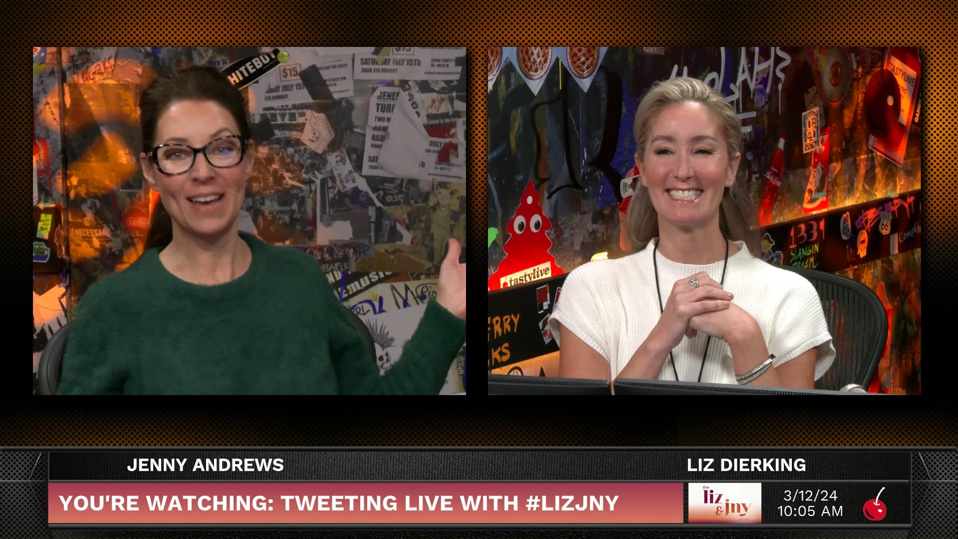 Tweeting Live with LIZ & JNY - March 12, 2024 - Tweeting Live With Liz and Jenny Episode cover