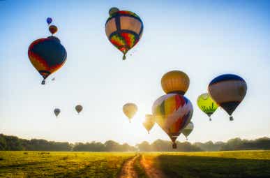 Hot air balloons