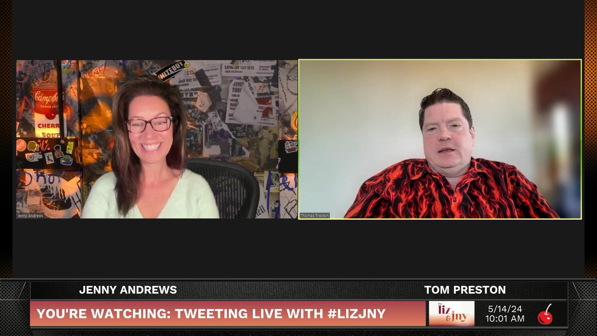 Tweeting Live with LIZ & JNY - May 14, 2024 - Tweeting Live With LIZ And JNY Episode cover