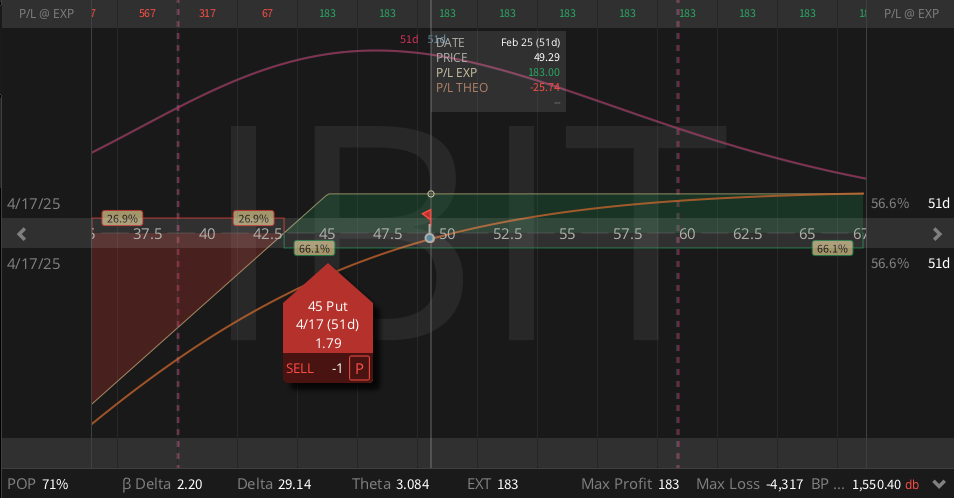 IBIT ($48) Short Put 