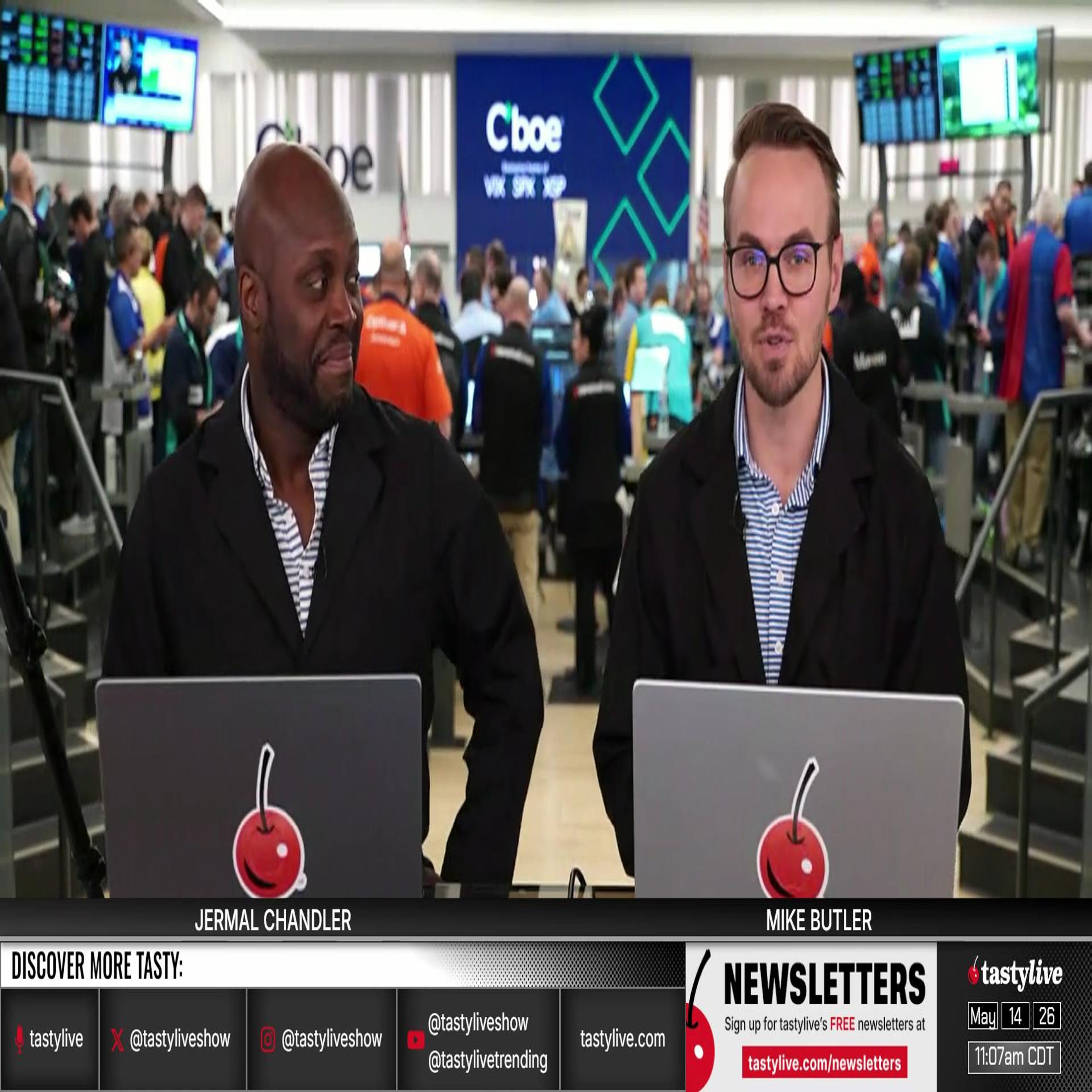 Options Trading Concepts Live - May 14, 2026 - Live From The CBOE!