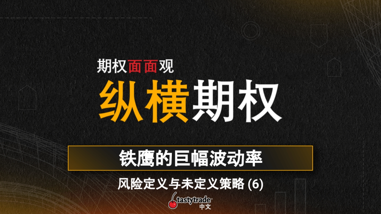 Defined & Undefined Strategies (6) 铁鹰的巨幅波动率 - 风险定义与未定义策略 (6) | Options Trading - 期权面面观