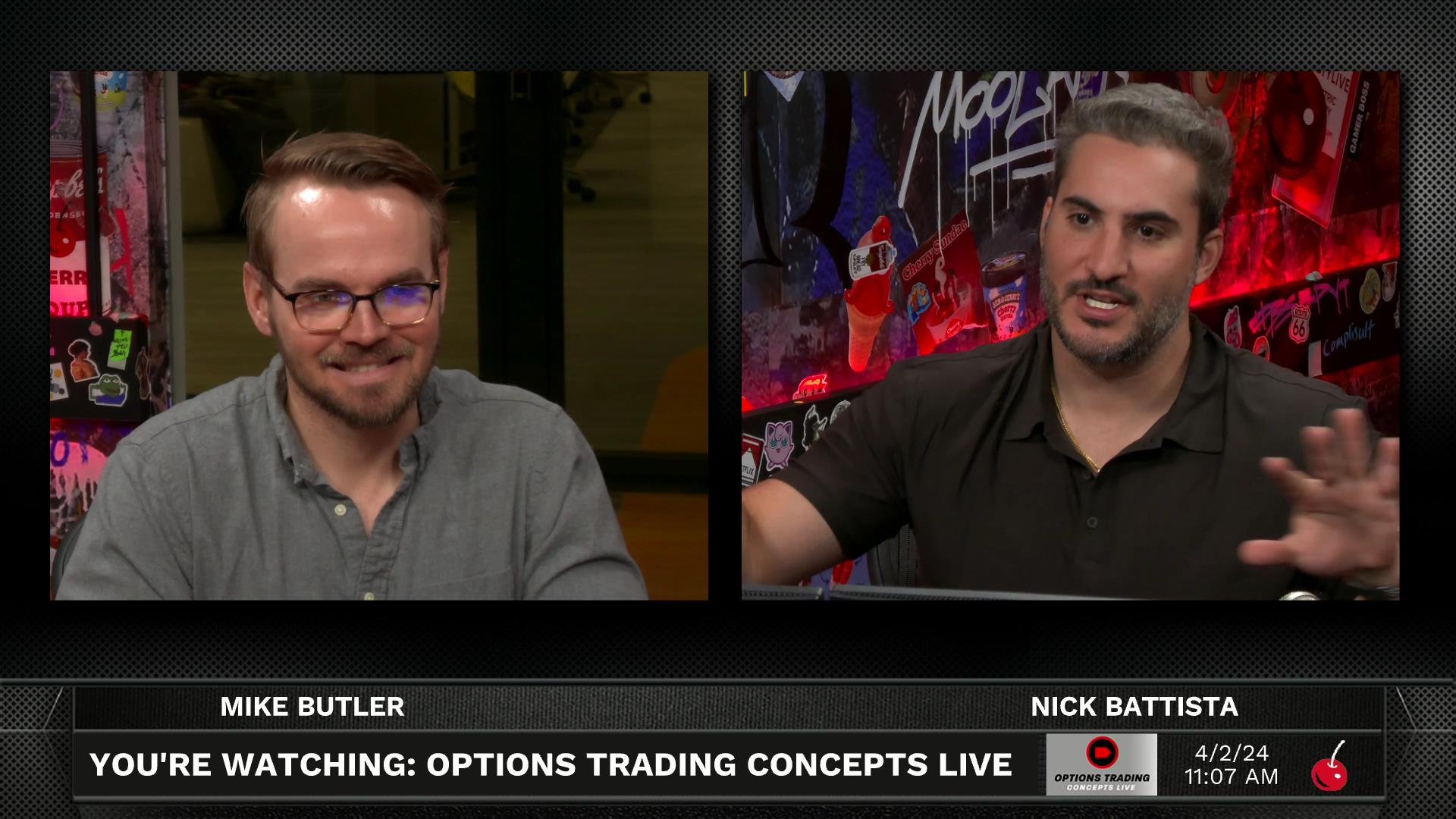 Options Trading Concepts Live - April 2, 2024 - Defending Defined Risk Trades Episode cover
