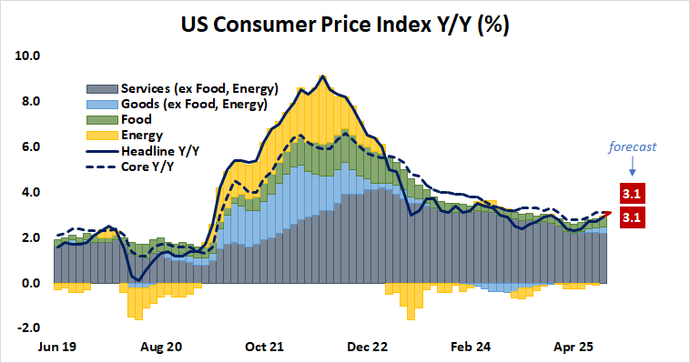 us consumer price index (Y/Y)
