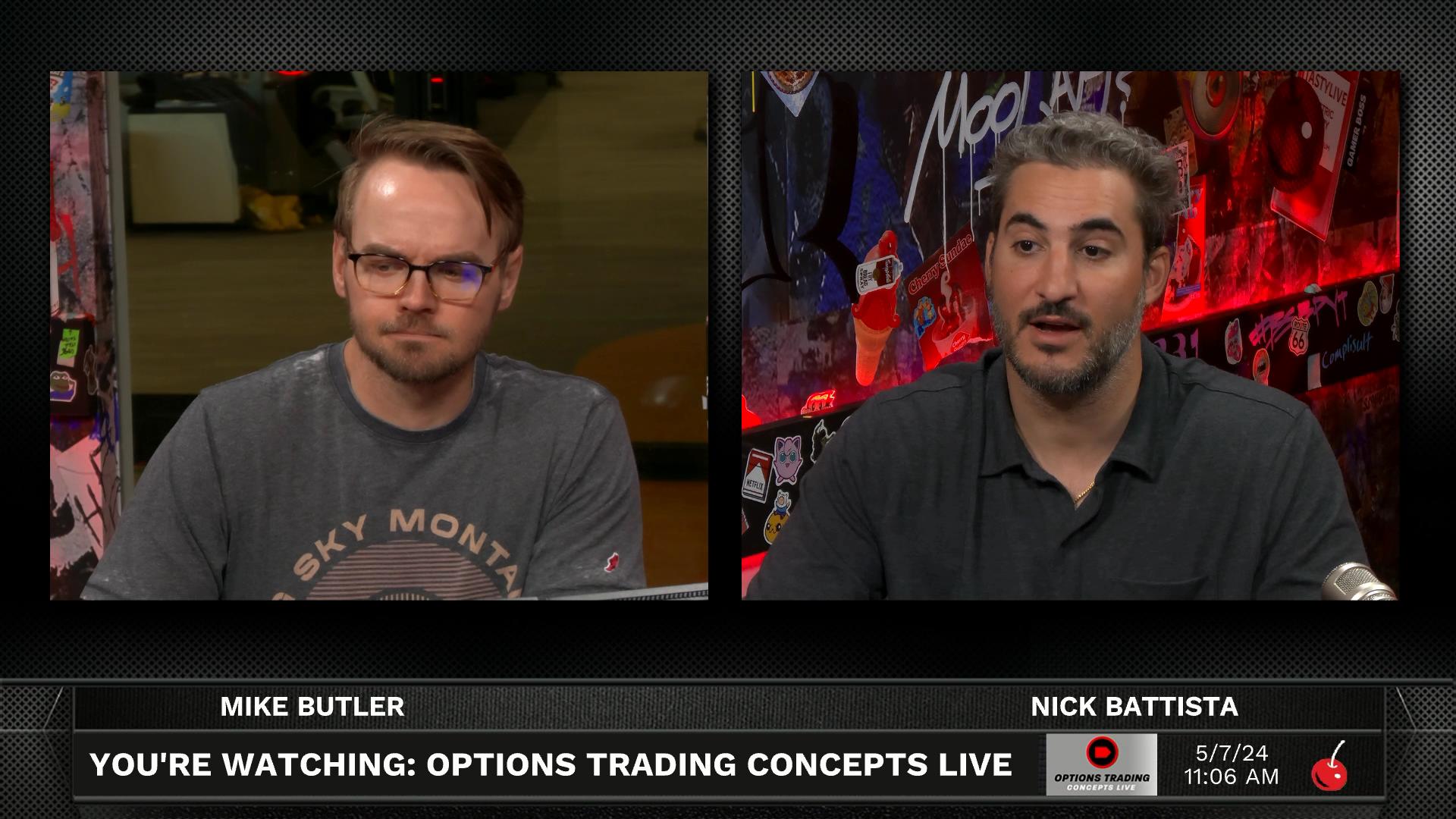 Options Trading Concepts Live - May 7, 2024 - Credit Targets Undefined and Defined Risk Episode cover