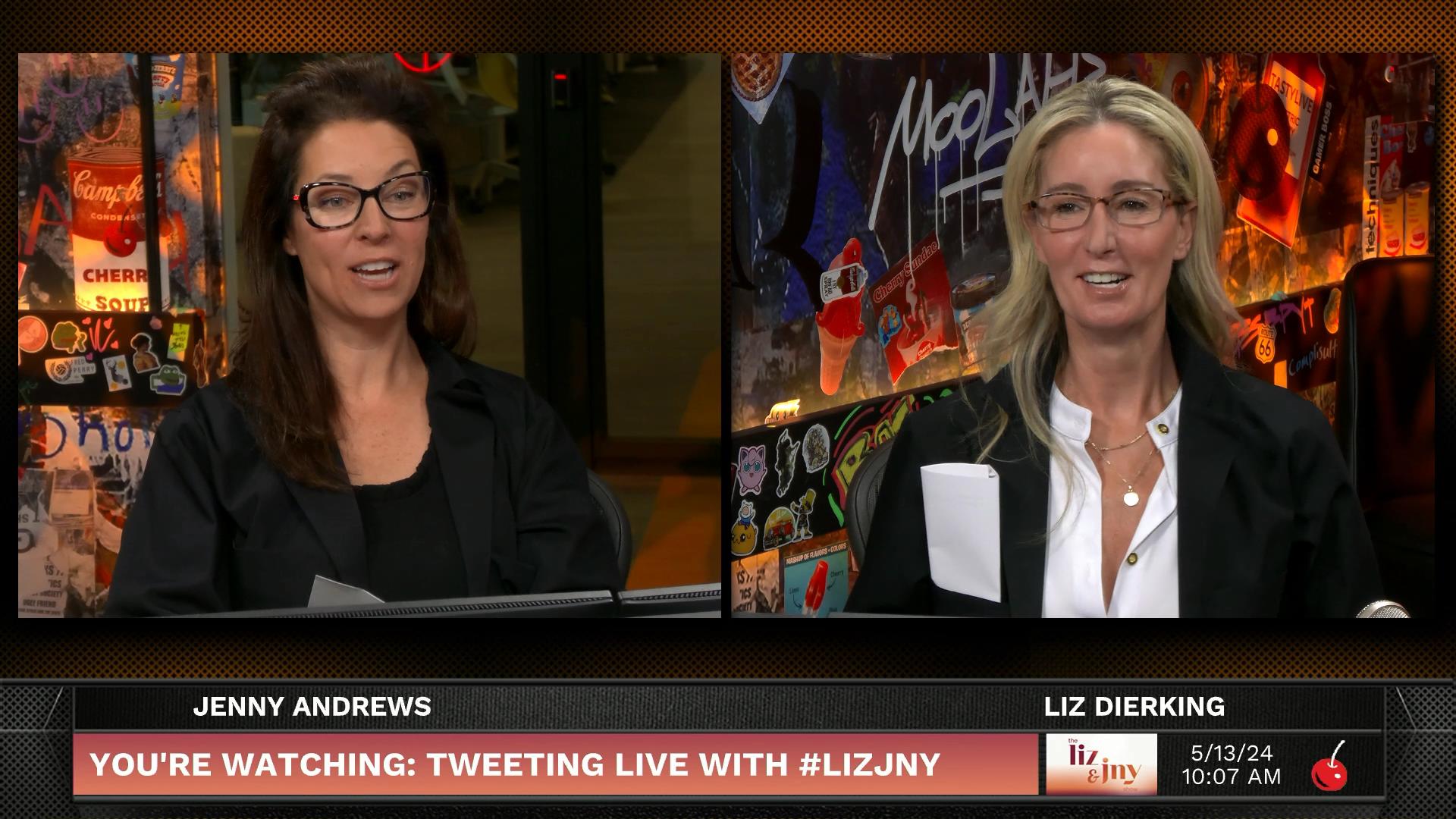 Tweeting Live with LIZ & JNY - May 13, 2024 - Tweeting Live With Liz and Jenny Episode cover