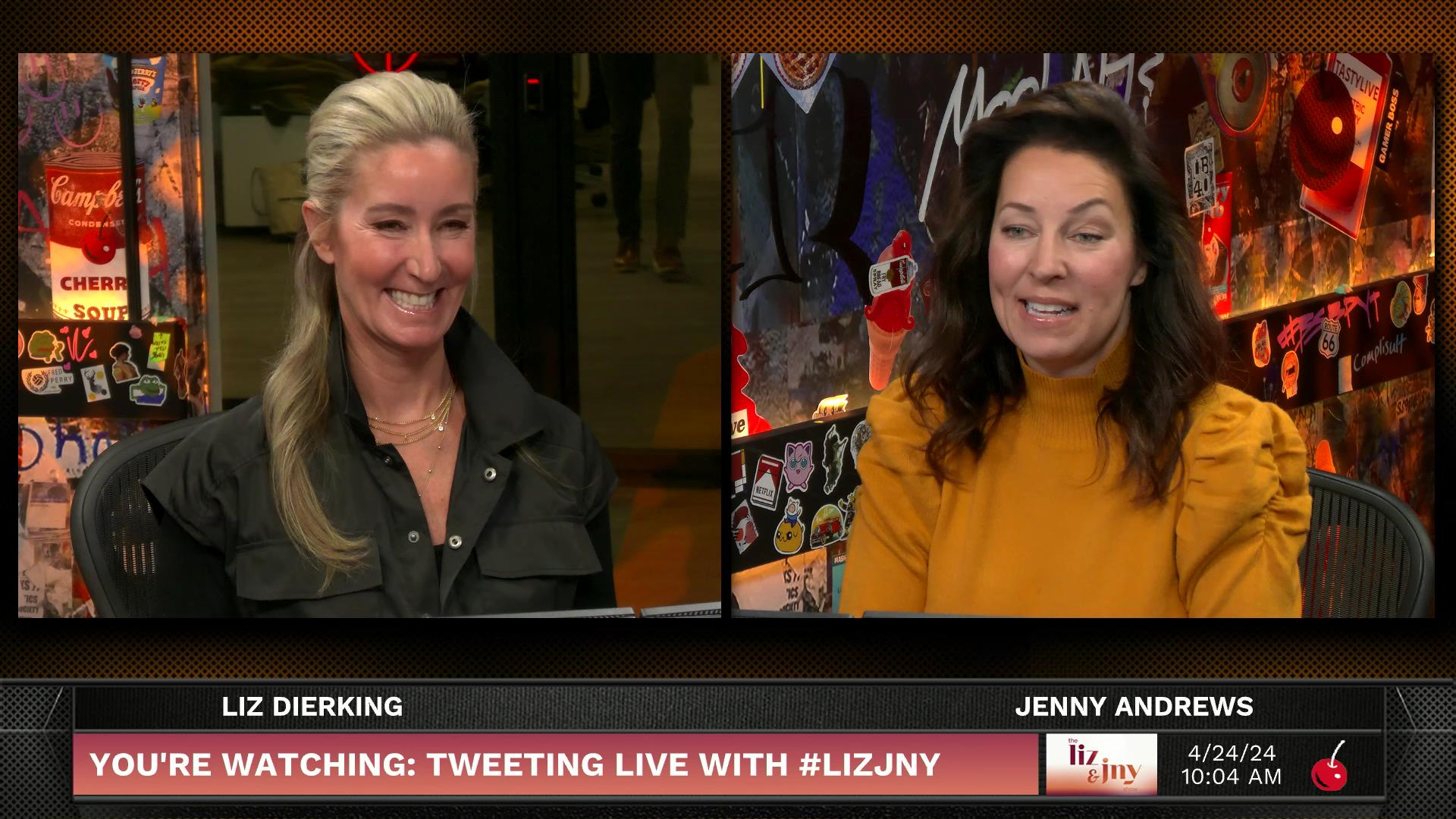 Tweeting Live with LIZ & JNY - April 24, 2024 - Tweeting Live With Liz and Jenny Episode cover