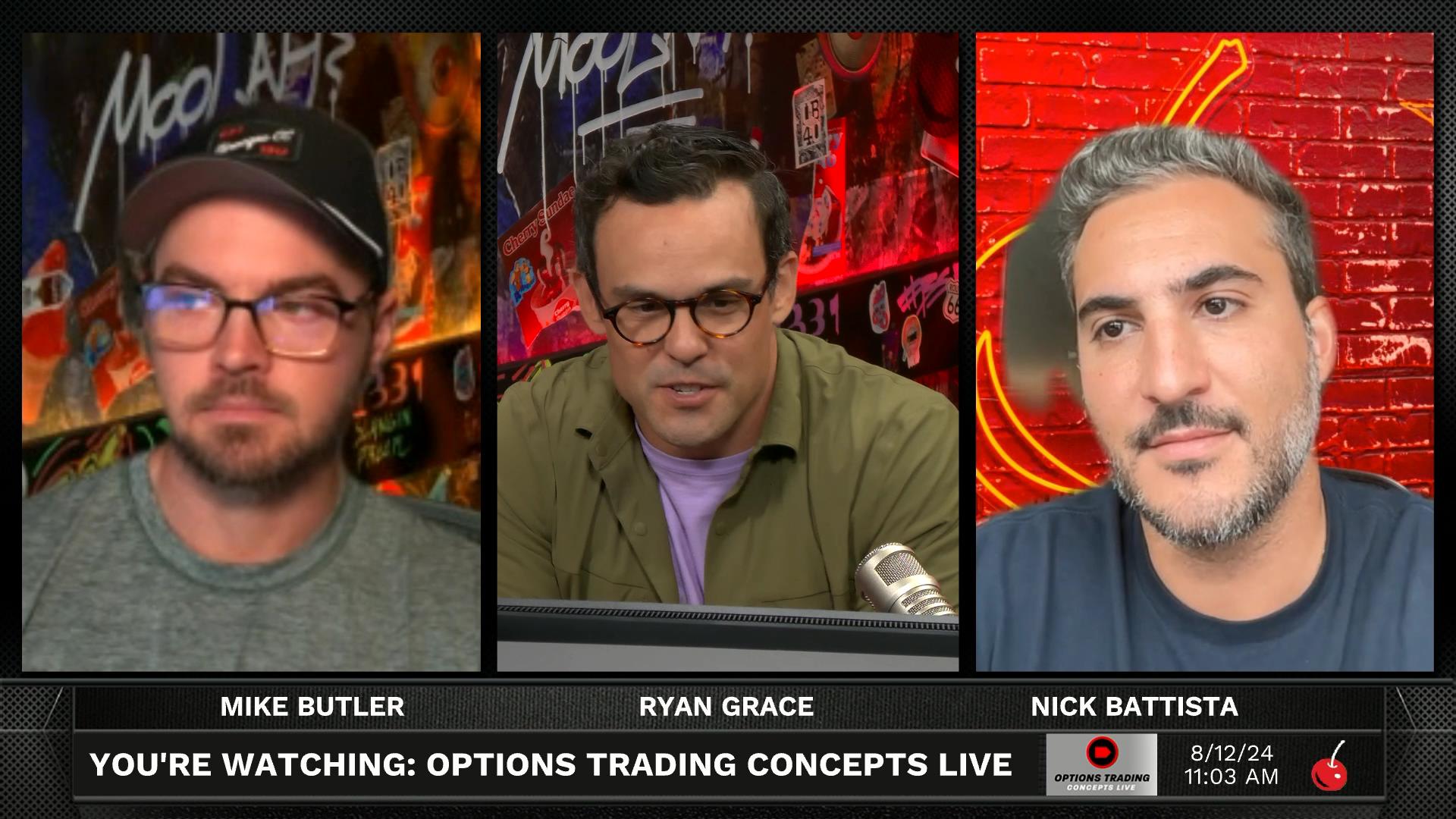Options Trading Concepts Live - August 12, 2024 - Crypto Update August 12th 2024 Episode cover