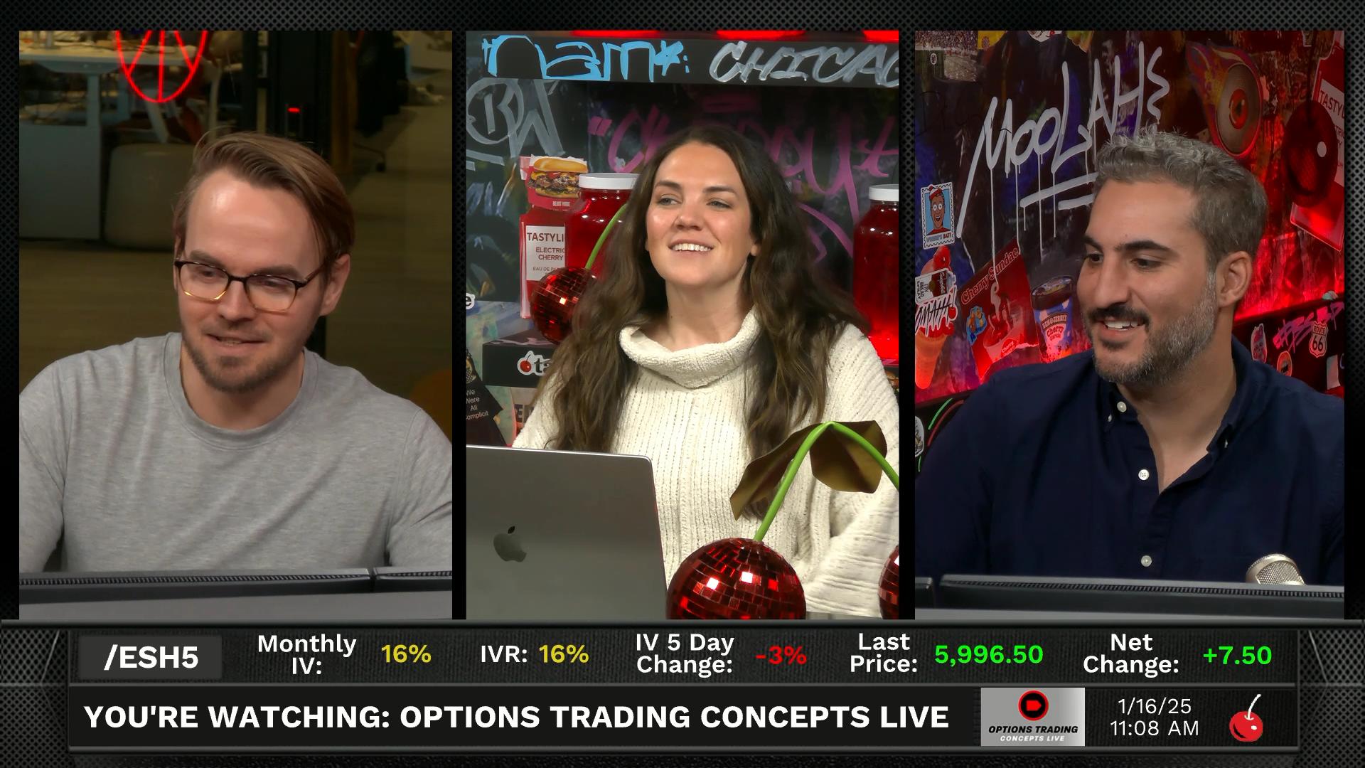 Options Trading Concepts Live - January 16, 2025 - Three Trade Ideas January 16th 2024 Episode cover