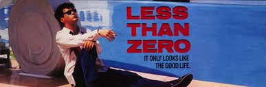 Less than zero movie poster