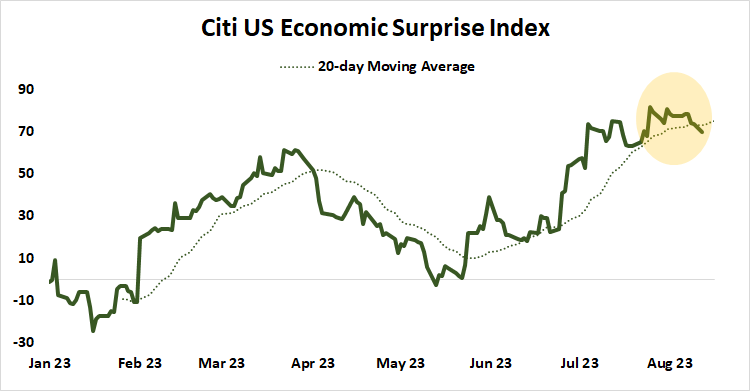 Citi U.S. Economic Surprise Index