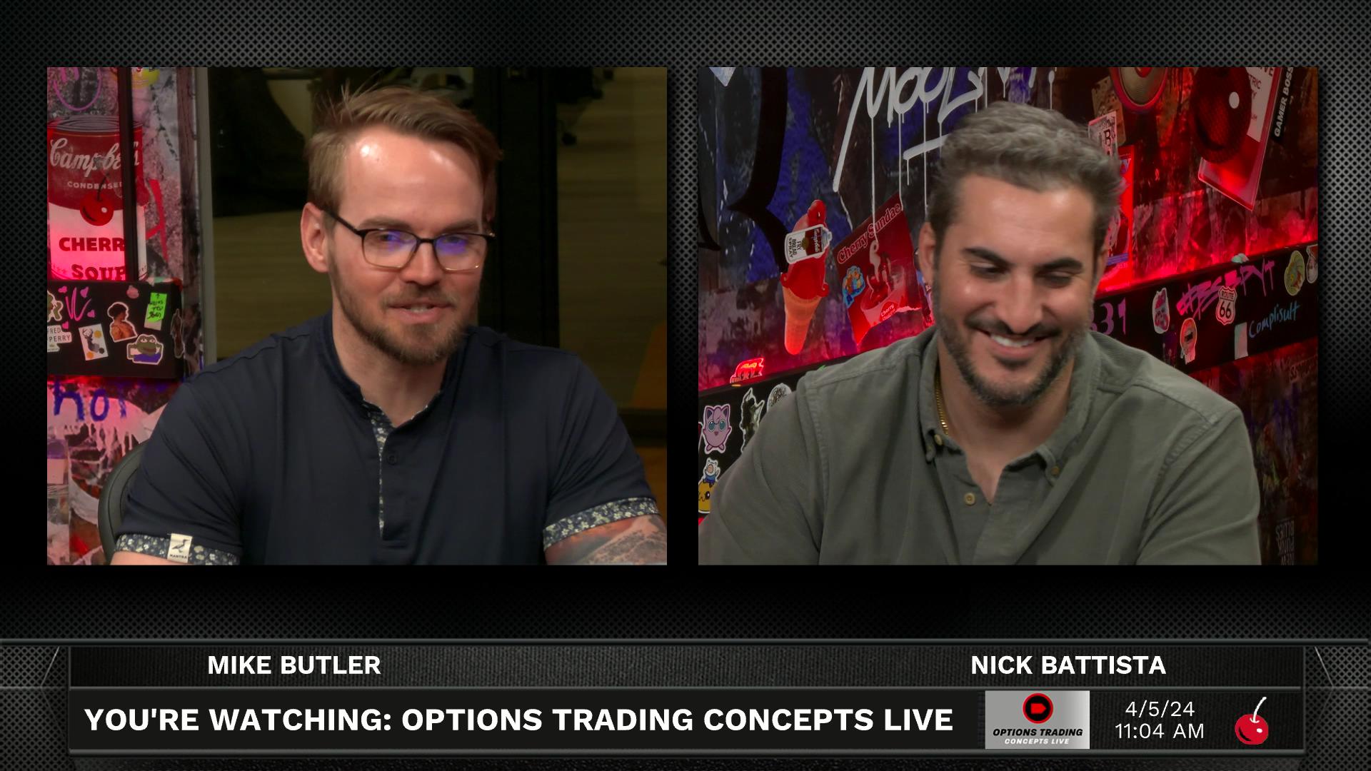 Options Trading Concepts Live - April 5, 2024 - Profit Management Based on DTE Episode cover