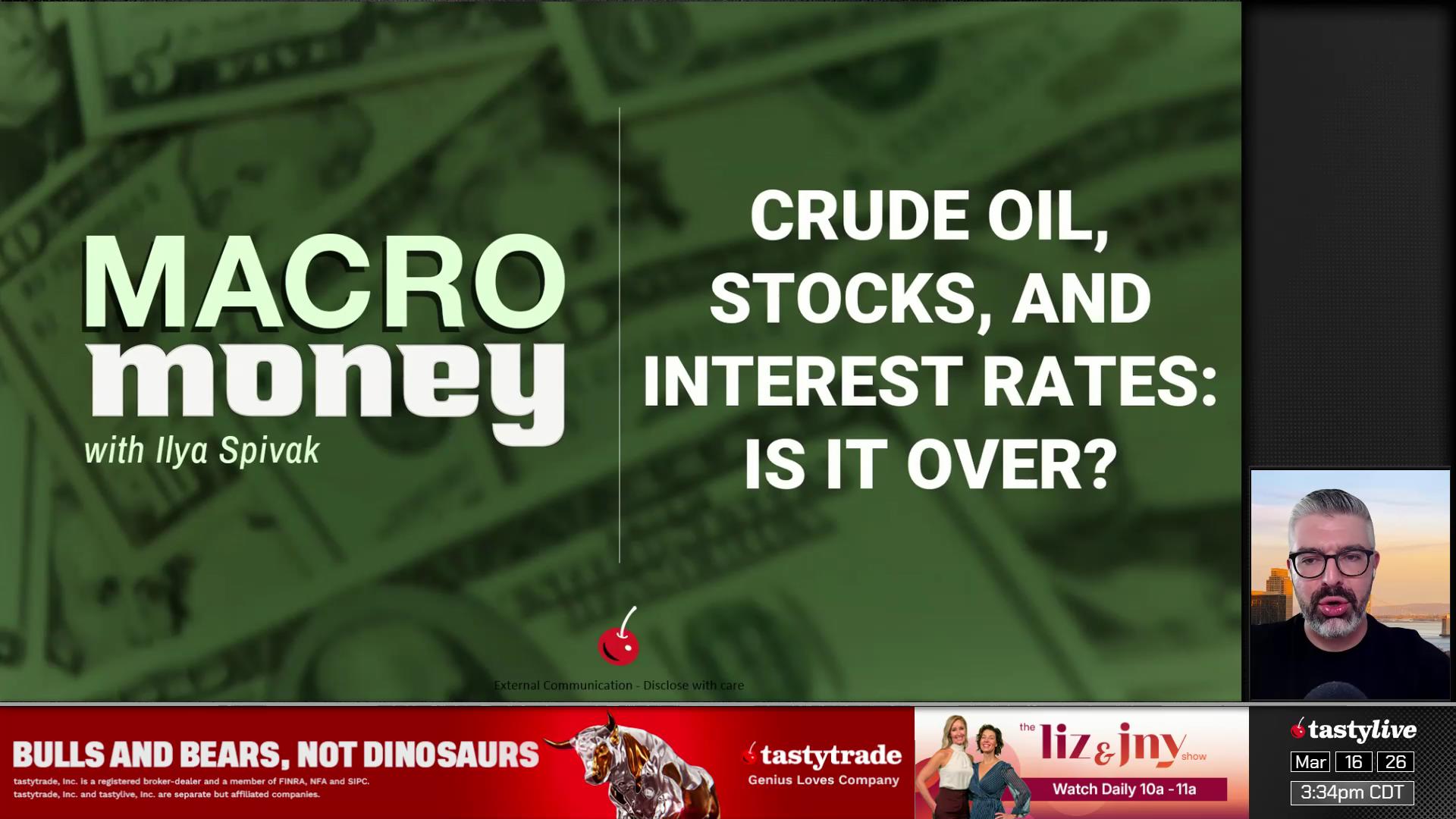 Macro Money - March 16, 2026 - Crude Oil, Stocks, and Interest Rates: Is It Over? Episode cover