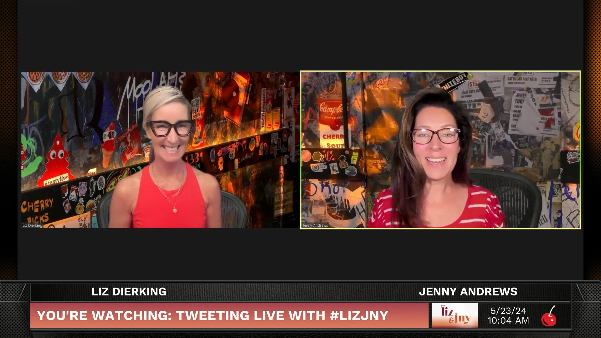 Tweeting Live with LIZ & JNY - May 23, 2024 - Tweeting Live With Liz and Jenny Episode cover