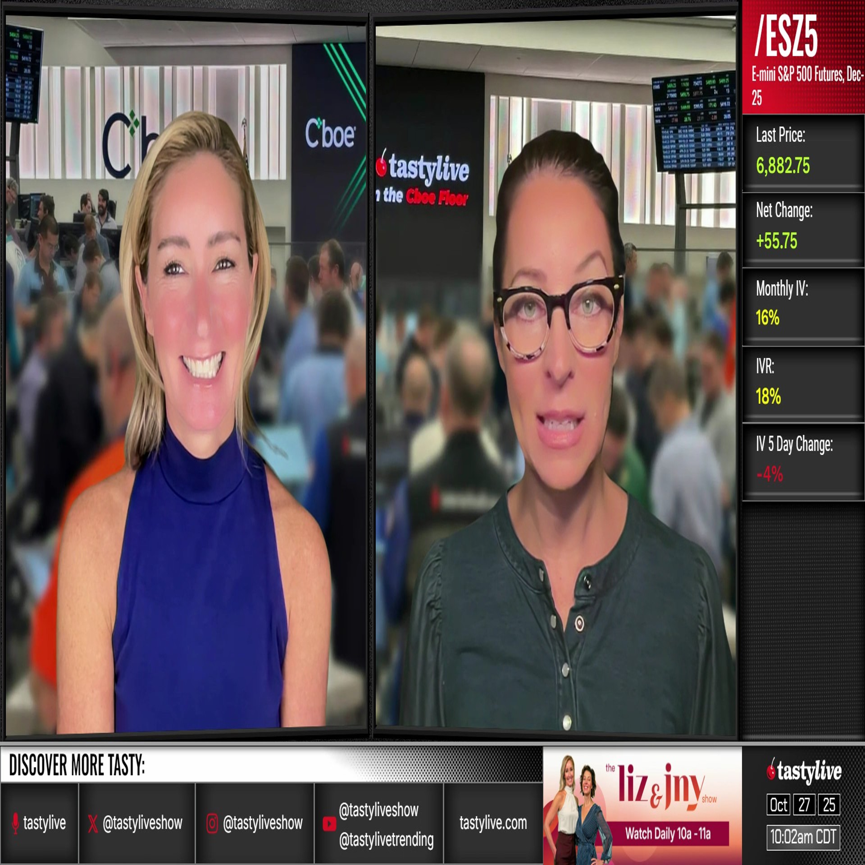 The LIZ and JNY Show - October 27, 2025