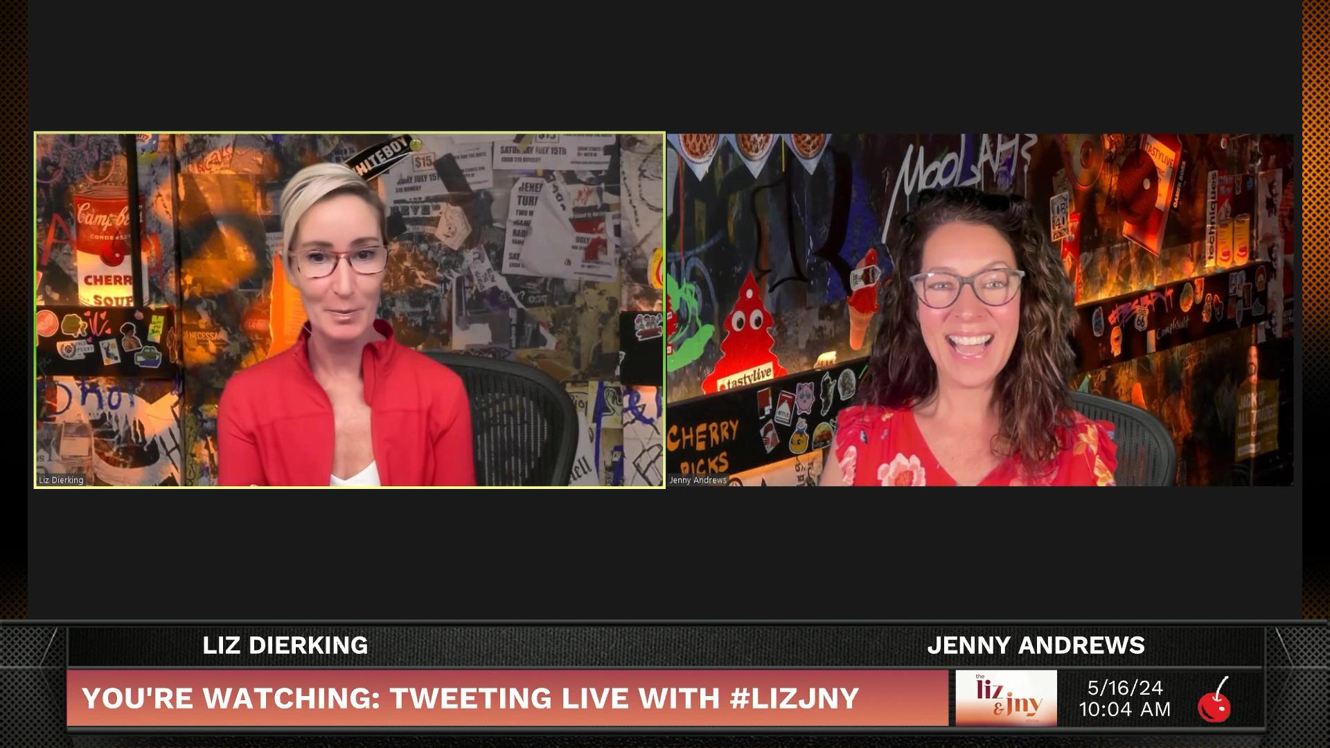 Tweeting Live with LIZ & JNY - May 16, 2024 - Tweeting Live With Liz and Jenny Episode cover