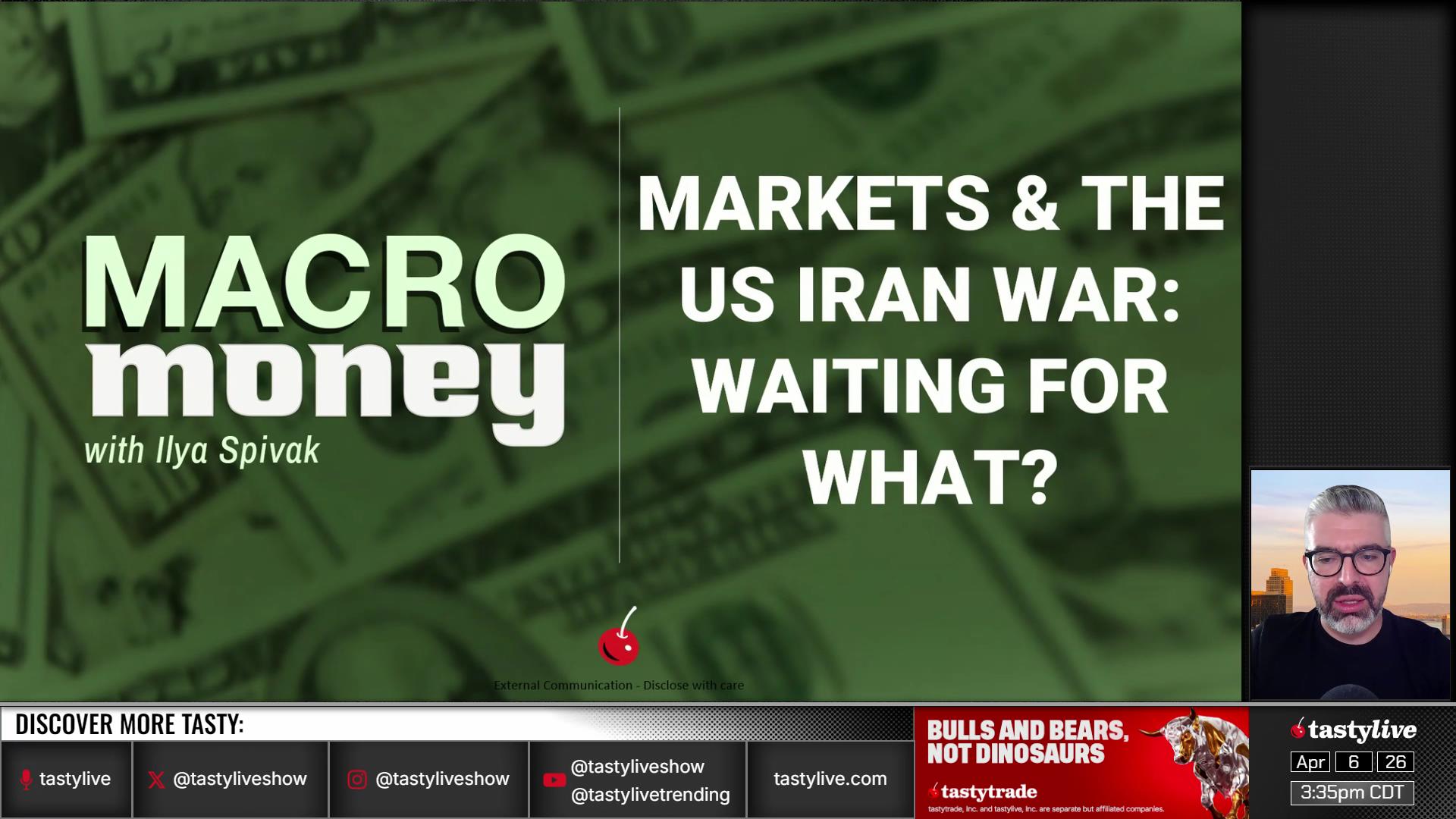 Macro Money - April 6, 2026 - Markets & The US Iran War: Waiting For What? Episode cover