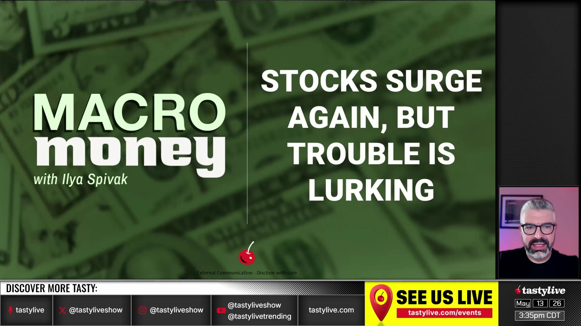 Macro Money - May 13, 2026 - Stocks Surge Again, But Trouble is Lurking Episode cover